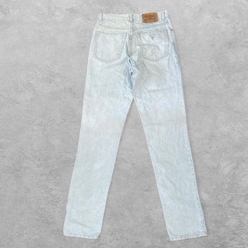Vintage 80s 90s GUESS Georges Marciano Jeans 31 Light Wash Made USA Grunge